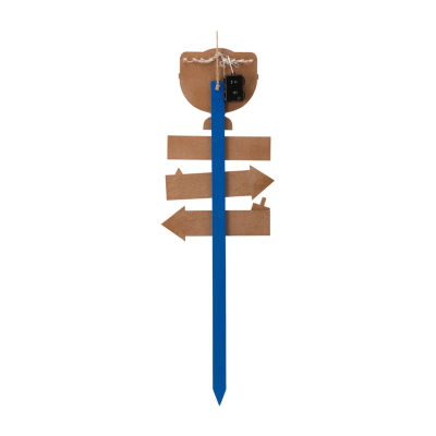 Glitzhome 3.5ft.H Wooden Hanukkah Yard Art