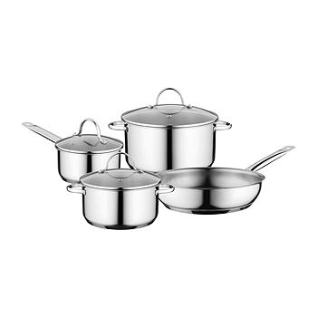 Cuisinart Contour 14-pc. Stainless Steel Cookware Set With Tools, Color: Stainless  Steel - JCPenney