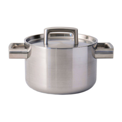 BergHOFF Belly Shape 18/10 Stainless Steel 5.5-qt. Stockpot, Color:  Stainless Steel - JCPenney