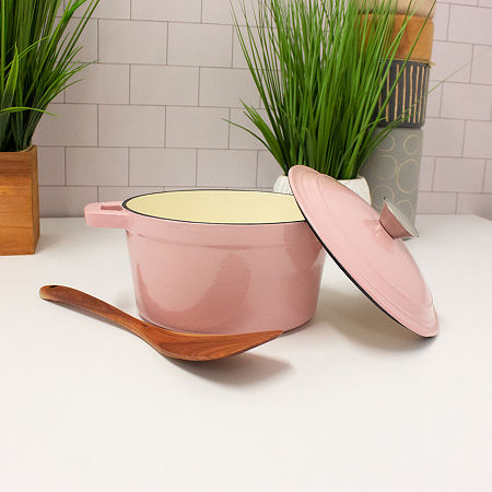 BergHOFF Cast Iron 3-qt. Dutch Oven, One Size, Pink