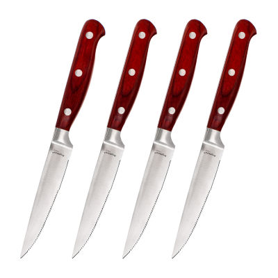 BergHOFF Pakka Wood 4-pc. Steak Knife Set