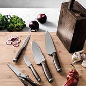 Rachael Ray® Cucina Cutlery 2-pc. Santoku Knife Set - Acacia Wood Handles,  Color: Brown - JCPenney