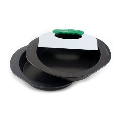 BergHOFF Perfect Slice 9" Round Cake Pan and Slicing Tool Set