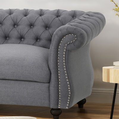 Somerville Roll-Arm Upholstered Loveseat