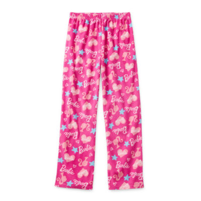 Little & Big Girls Barbie Fleece Pajama Pants