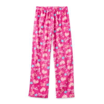 Slumber Party Womens Candy Cane Fleece Lounge Pants - Pink