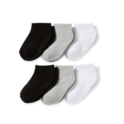 Piper & Jax Baby Boys 6 Pair Crew Socks