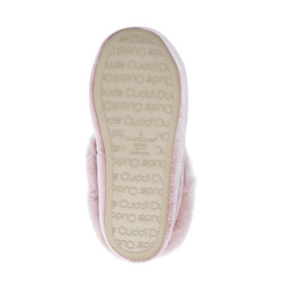 Cuddl Duds Velour Womens Clog Slippers