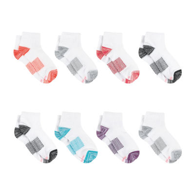 Hanes Cool Comfort Breathable 8 Pair Quarter Ankle Socks Womens