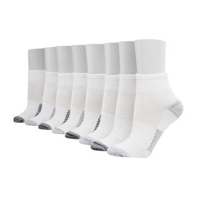 Hanes Cool Comfort Breathable 8 Pair Quarter Ankle Socks Womens