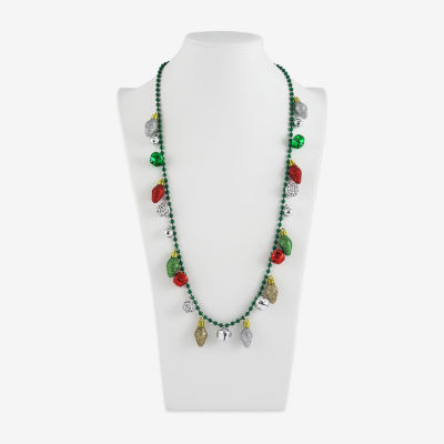 Mixit Christmas Light Bulb 30 Inch Bead Beaded Necklace