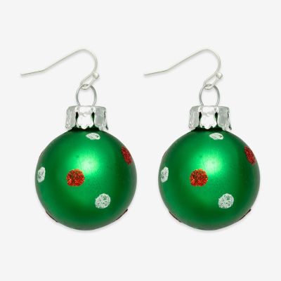 Mixit Christmas Ornament Drop Earrings