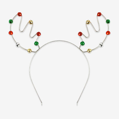 Mixit Silver Tone Reindeer Antlers Womens Headband