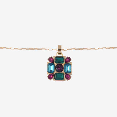Mixit Gold Tone Womens 30 Inch Pendant Necklace
