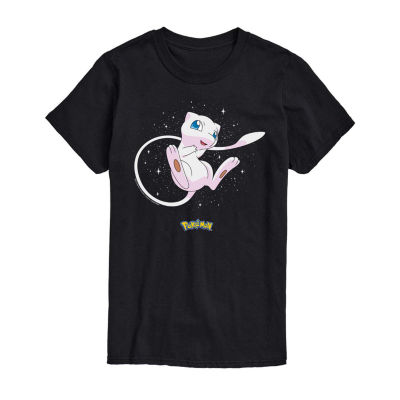 Juniors Pokemon Mew Tee Womens Crew Neck Short Sleeve Graphic T-Shirt