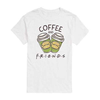 Juniors Friends Coffee Tee Womens Crew Neck Short Sleeve Graphic T-Shirt