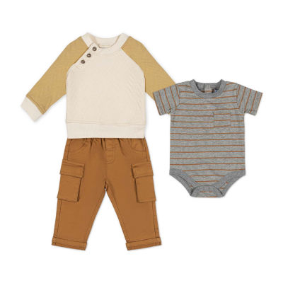 Little Lad Baby Boys 4-pc. Pant Set