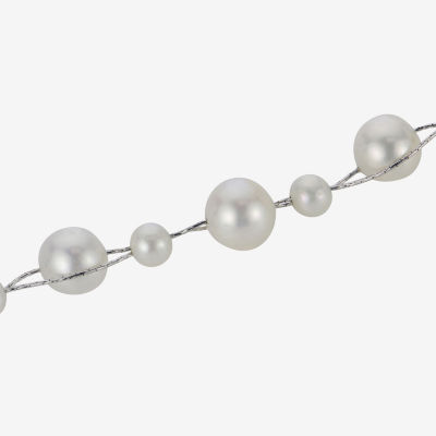 White Cultured Freshwater Pearl Strand Bracelets