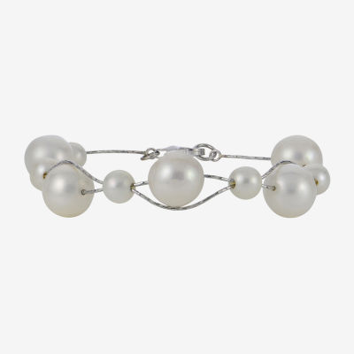 White Cultured Freshwater Pearl Strand Bracelets