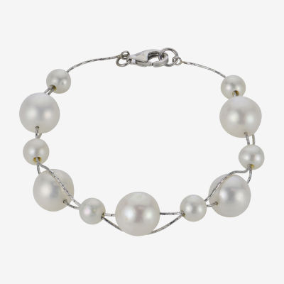 White Cultured Freshwater Pearl Strand Bracelets