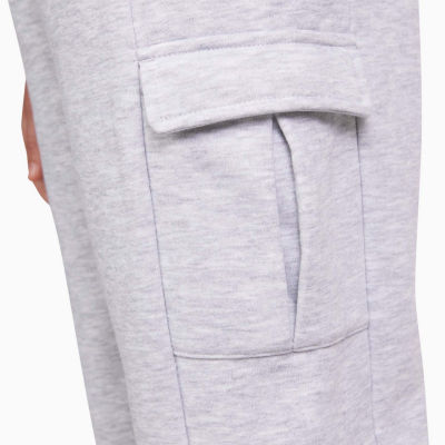 Champion Big Kid Girls Mid Rise Cuffed Active Fleece Cargo Pant