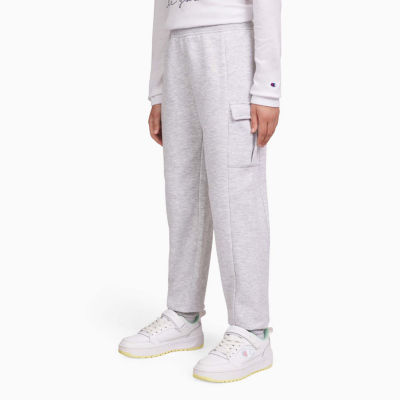Champion Big Kid Girls Mid Rise Cuffed Active Fleece Cargo Pant