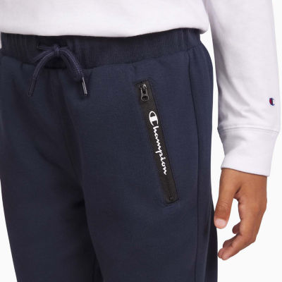 Champion Big Boys Mid Rise Cuffed Fleece Jogger Pant