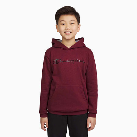 Champion Big Boys Fleece Hoodie, X-large (18-20), Red