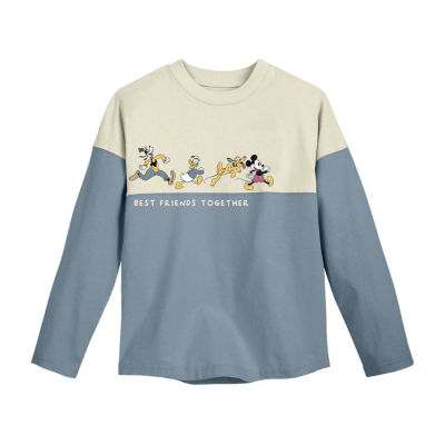 Xtreme Toddler Boys Crew Neck Long Sleeve Mickey and Friends Graphic T-Shirt