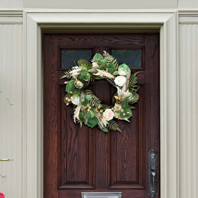 Safavieh Rose & Fern Wreath