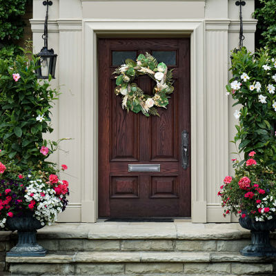 Safavieh Rose & Fern Wreath