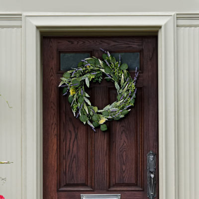 Safavieh Eucalyptus Leaf & Fennel Wreath