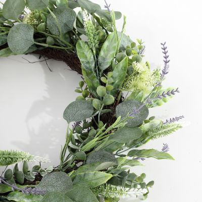 Safavieh Eucalyptus Leaf & Fennel Wreath