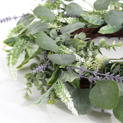 Safavieh Eucalyptus Leaf & Fennel Wreath