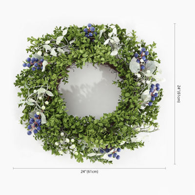 Safavieh Boxwood & Berry Wreath