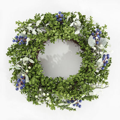 Safavieh Boxwood & Berry Wreath