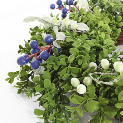 Safavieh Boxwood & Berry Wreath