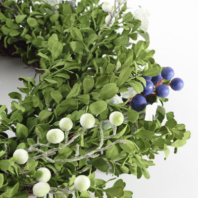 Safavieh Boxwood & Berry Wreath