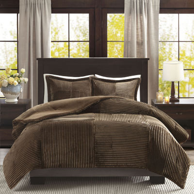 Madison Park Williams Plush 3-pc. Midweight Down Alternative Comforter Set