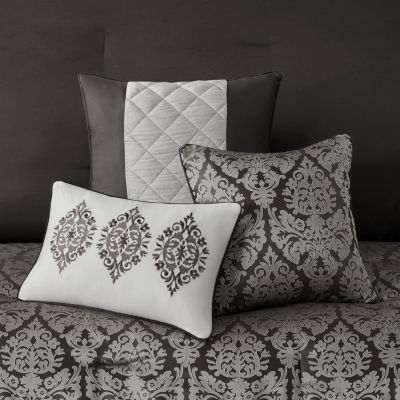 Madison Park Annette Jacquard 6-pc. Midweight Comforter Set