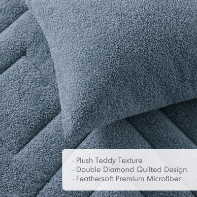 510 Design Kyla Quilted Teddy Midweight Comforter Set