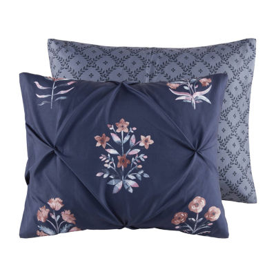 Madison Park Peony Pintuck 4-pc. Midweight Comforter Set