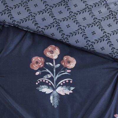 Madison Park Marfa Peony Pintuck 3-pc. Duvet Cover Set