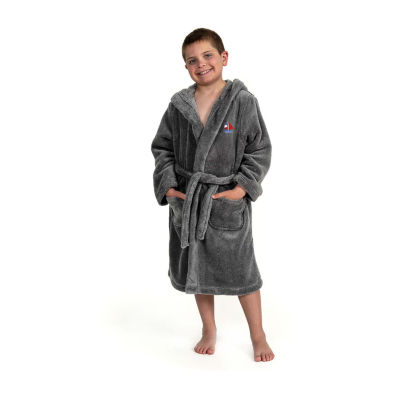 Linum Home Textiles Plush Boat Little & Big Boys Long Sleeve Bathrobe