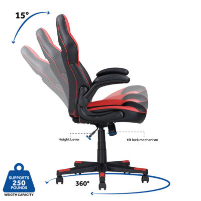 Sealy Gamer115 Gaming Chair in Black and Red