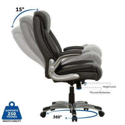 Sealy Ryder Ergonomic Design Adjustable Height Office Chair