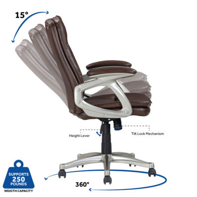 Sealy Hugo Ergonomic Design Adjustable Height Office Chair