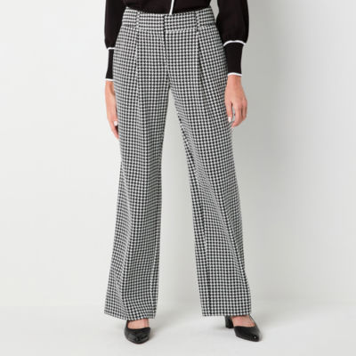 Liz Claiborne Ponte Tailored Classic Fit Wide Leg Trouser