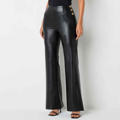 Bold Elements Womens High Rise Flare Pull-On Pants