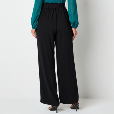 Bold Elements Womens High Rise Wide Leg Pull-On Pants